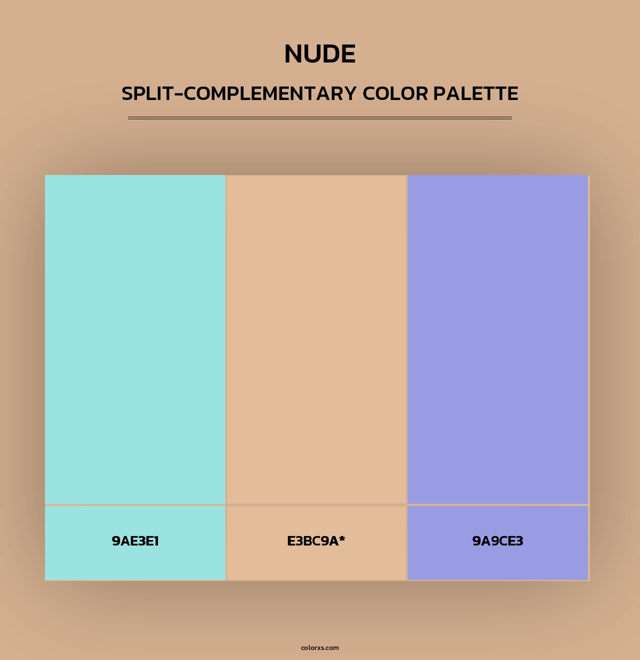 Nude color palettes - colorxs.com