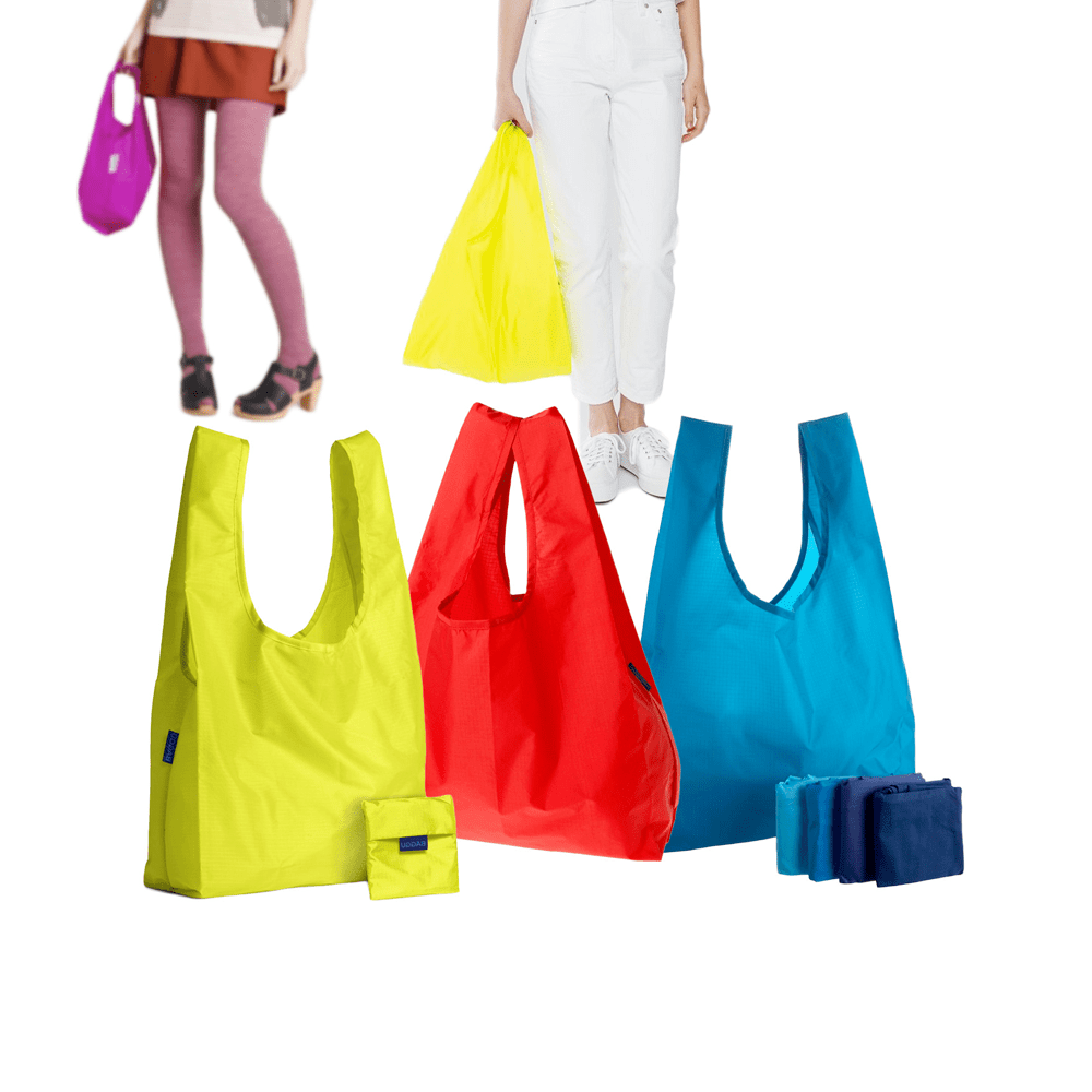 Set of 3 Reusable EcoFriendly Shopping Bags