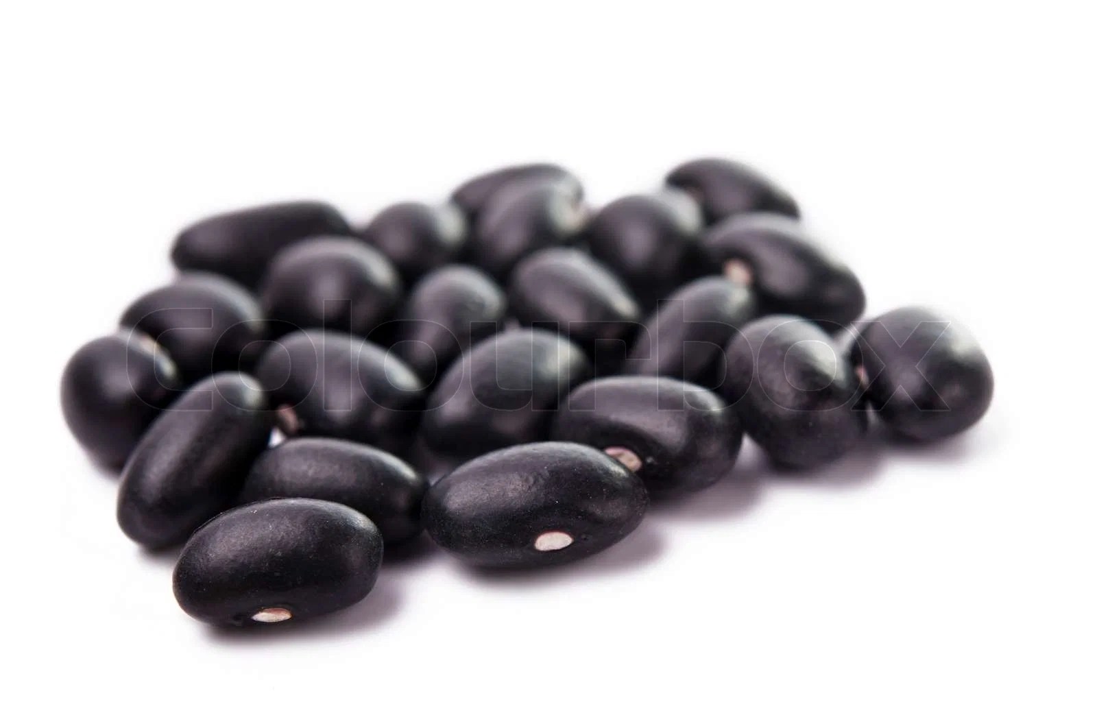 Small black beans Stock Photo Colourbox
