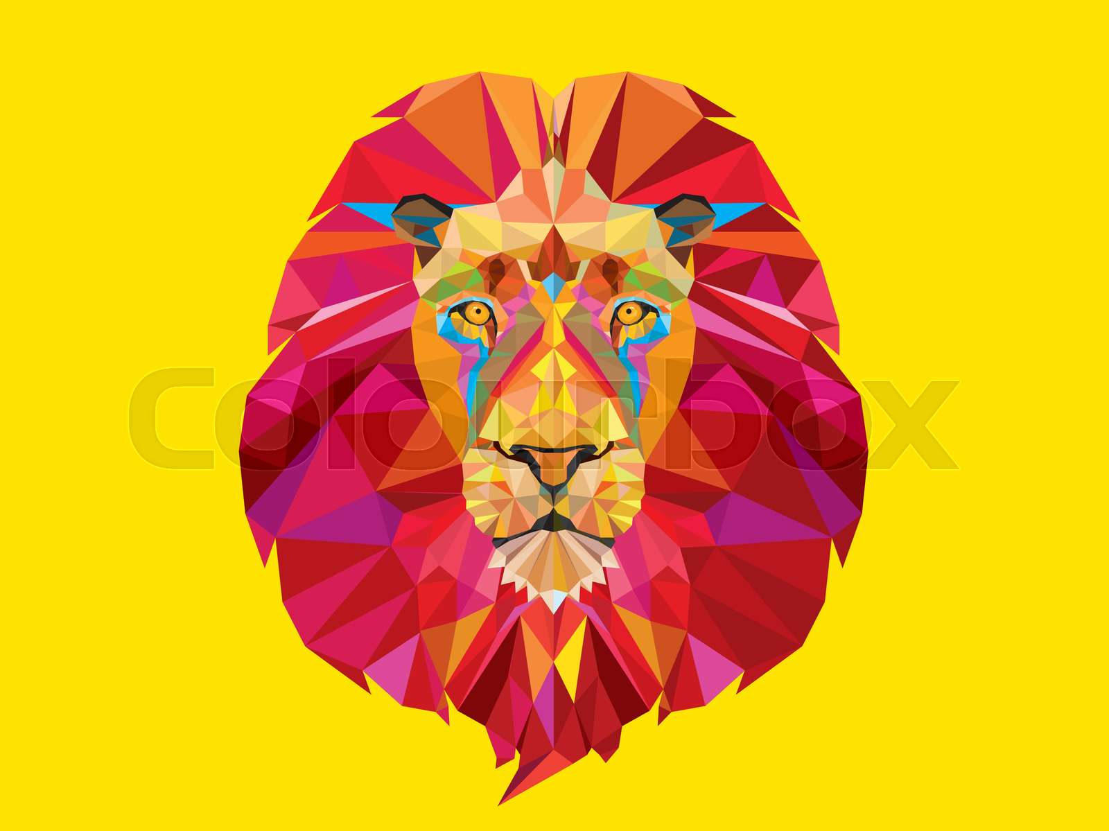 Löwe, afrika, tattoo Colourbox