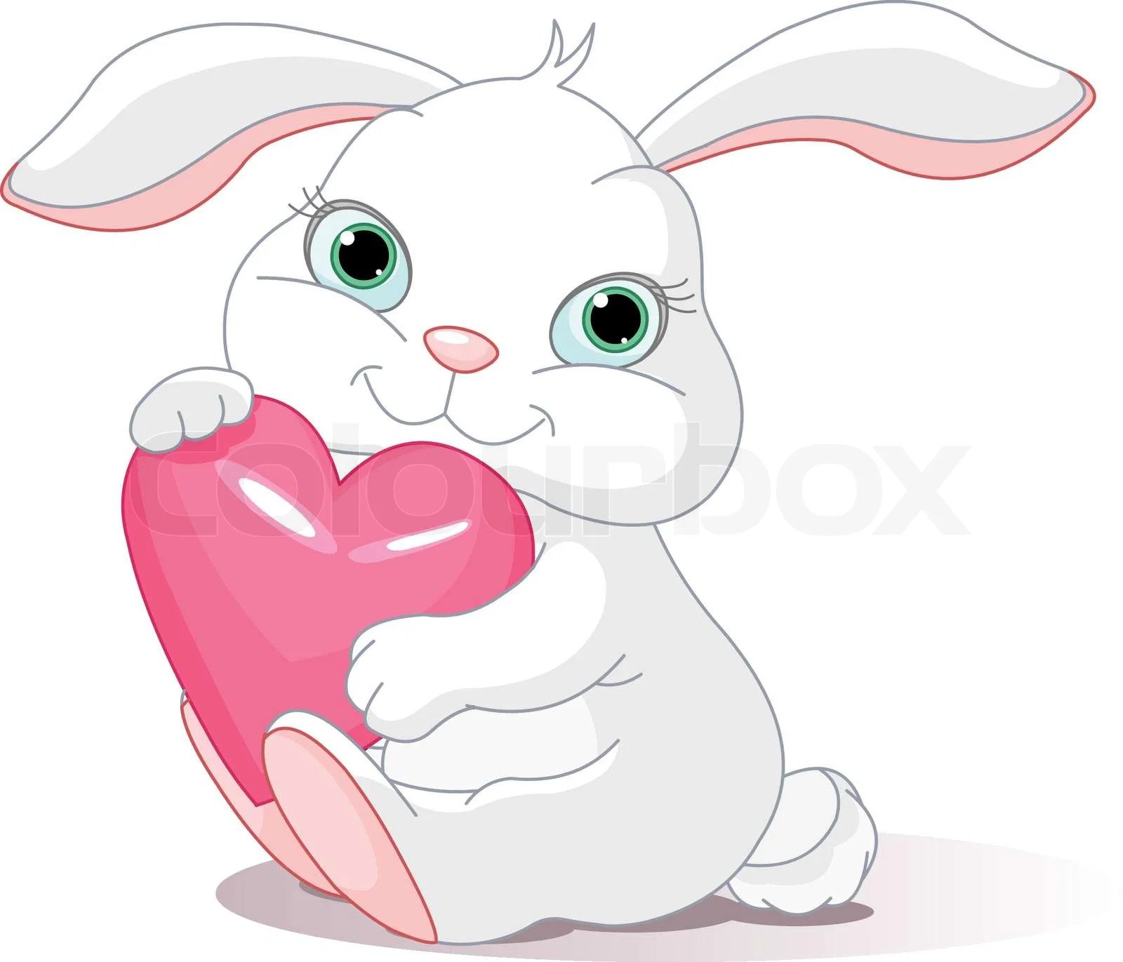 Dyr, tegning, rabbit stock vektor Colourbox