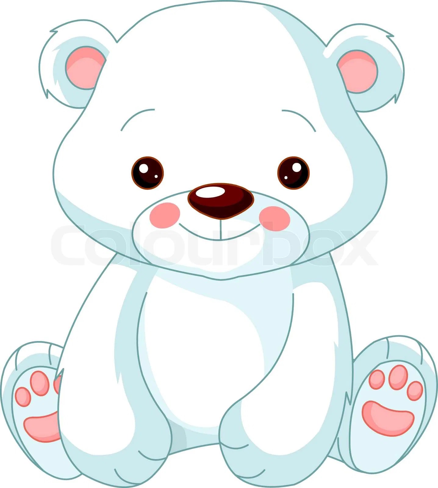 Bamse, tegning, bjørn Stock vektor Colourbox