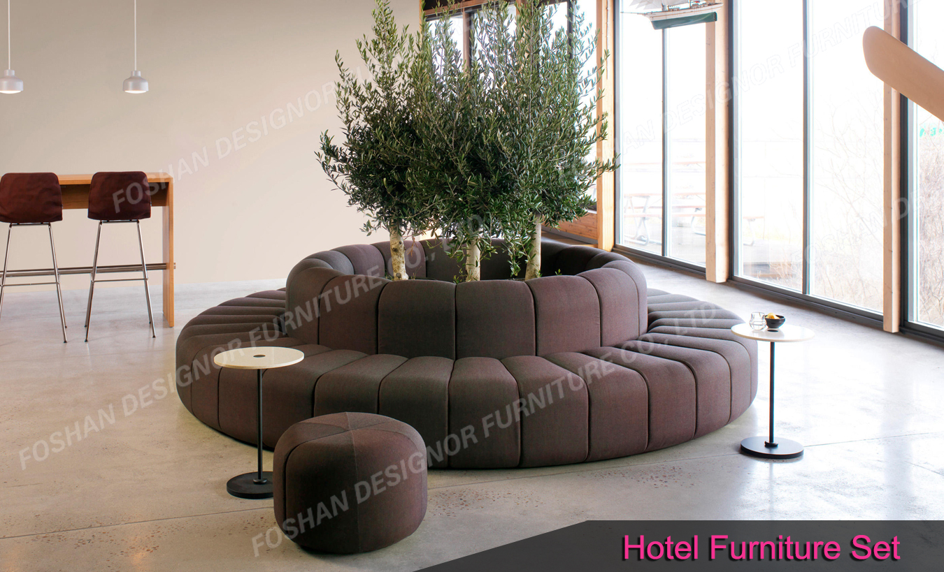 Customized Hotel Furniture Lobby Sofa Set Professional hotel&restaurant&night club furniture