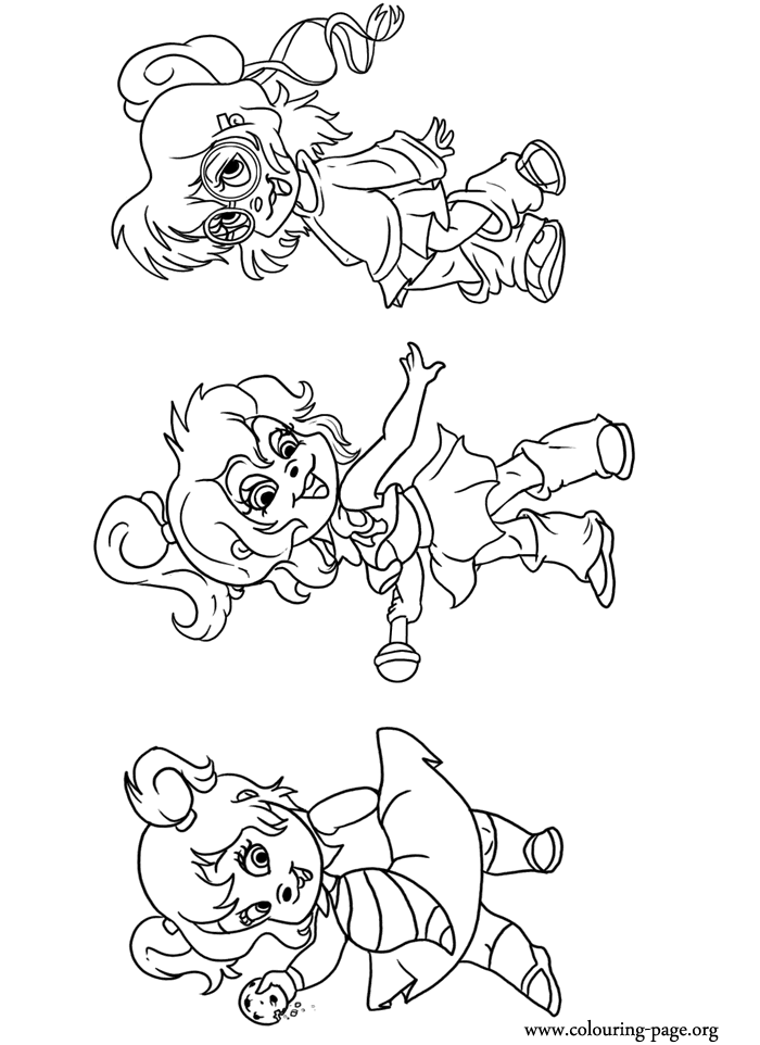 Alvin and the Chipmunks The Chipettes Brittany, and Eleanor