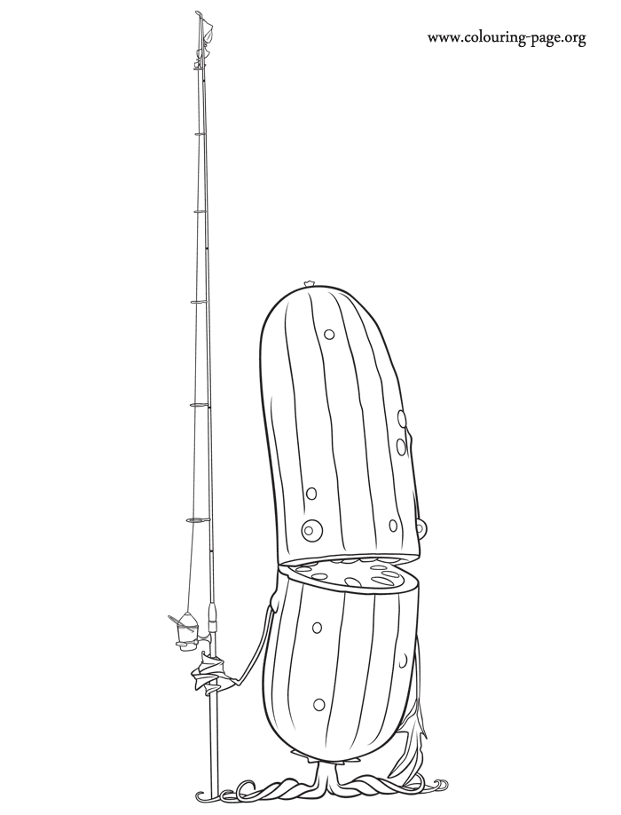 Chance of Meatballs Pickle coloring page Chance of Meatballs Pickle coloring page