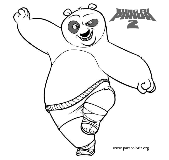 Kung Fu Panda Master Po Kung Fu Panda 2 coloring page Kung Fu Panda Master Po Kung Fu Panda 2 coloring page