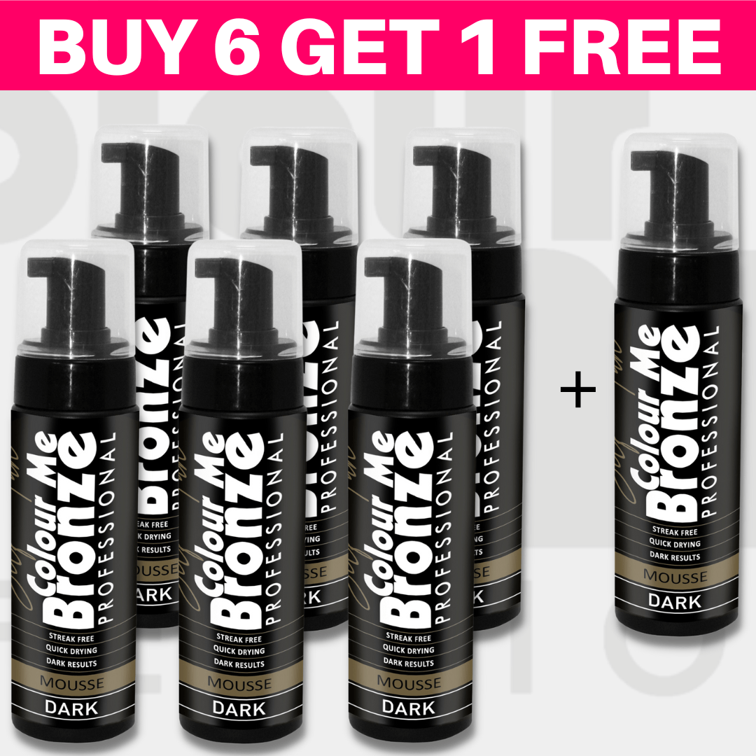 SELF TANNING MOUSSE (DARK) 6 PACK Colour Me Bronze Professional