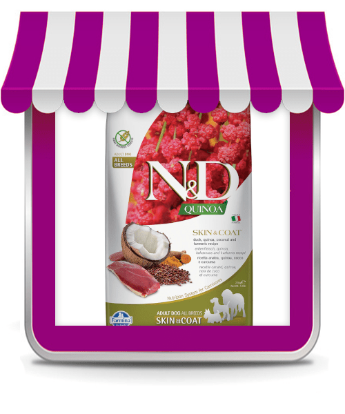 FARMINA N&D Skin&Coat Quinoa Anatra Adult All Breeds Colpi di Coda