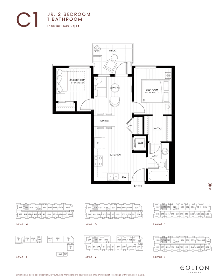 Units The Colton Willowbrook Langley Tannin Developments