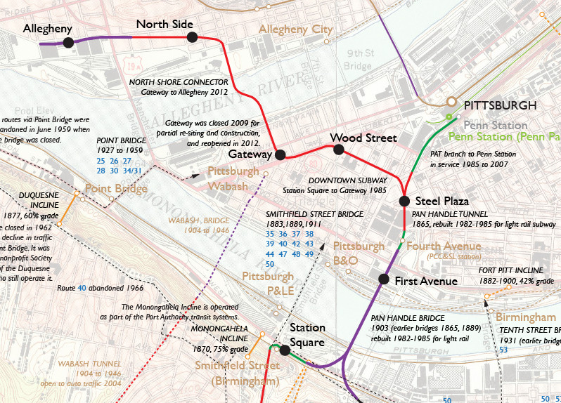 25 Pittsburgh Light Rail Map Maps Online For You
