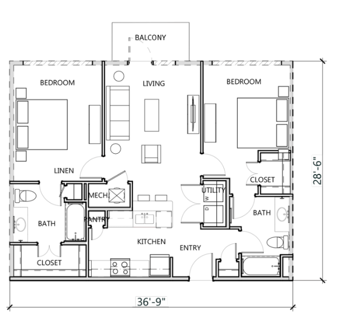 Columbia Gardens at South City Apartments in Tallahassee FL Columbia