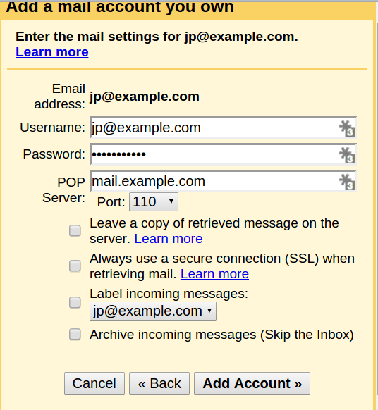How to Setup Gmail for POP3 and SMTP Columbus site Design