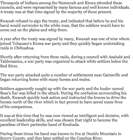 Quanah Parker Biography of the Famous Warrior