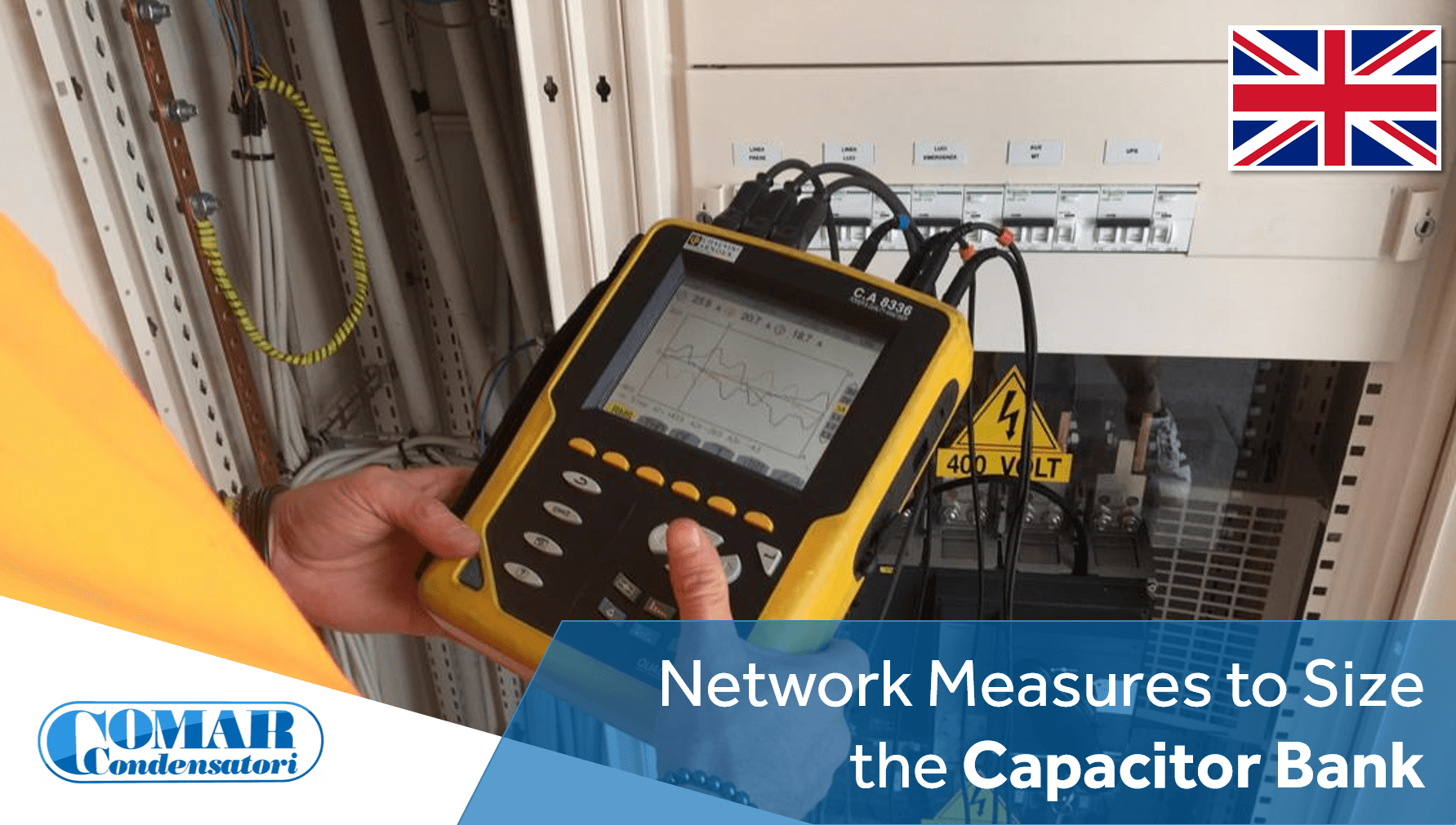 Network Measures to Size the Capacitor Bank Comar Condensatori