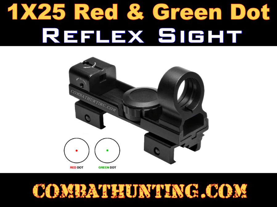 DAB NcStar 1x25 Red & Green Dot Reflex Sight