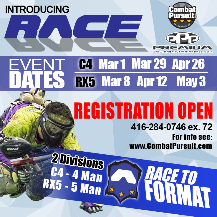 RACE C4 Rules and Dates Outdoor Paintball and Airsoft games Combat