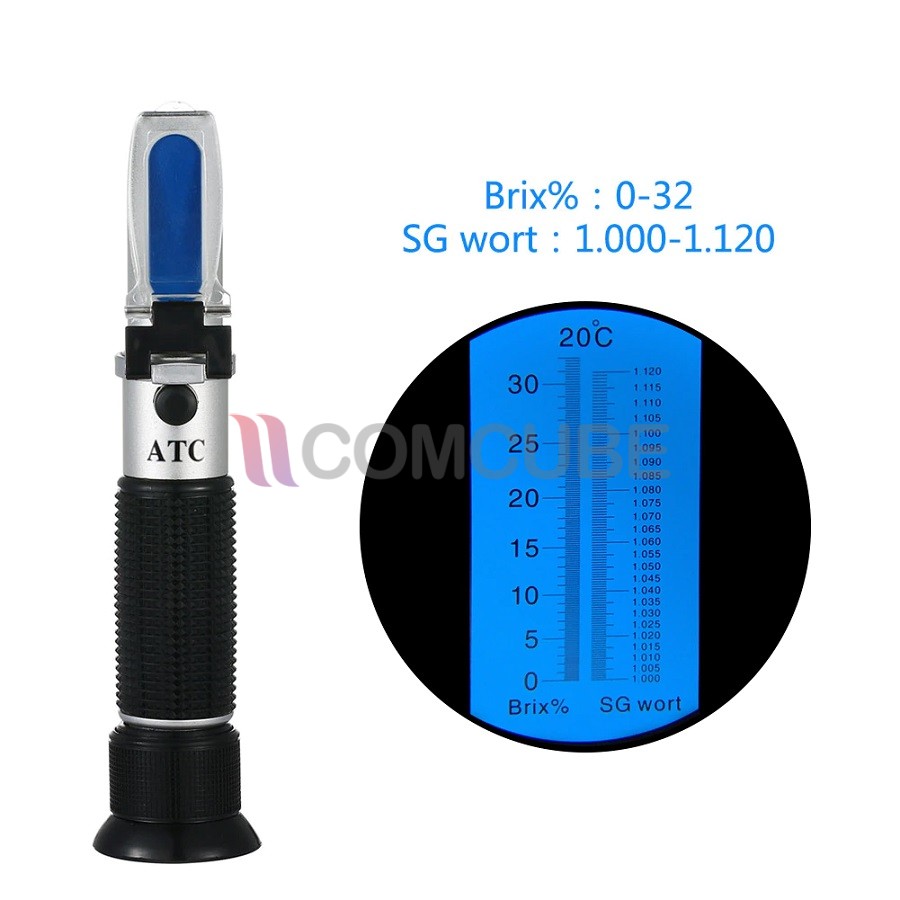 Brix Refractometer สำหรับ Beer Wort NicetyMeter 32BBrix (032 Brix)