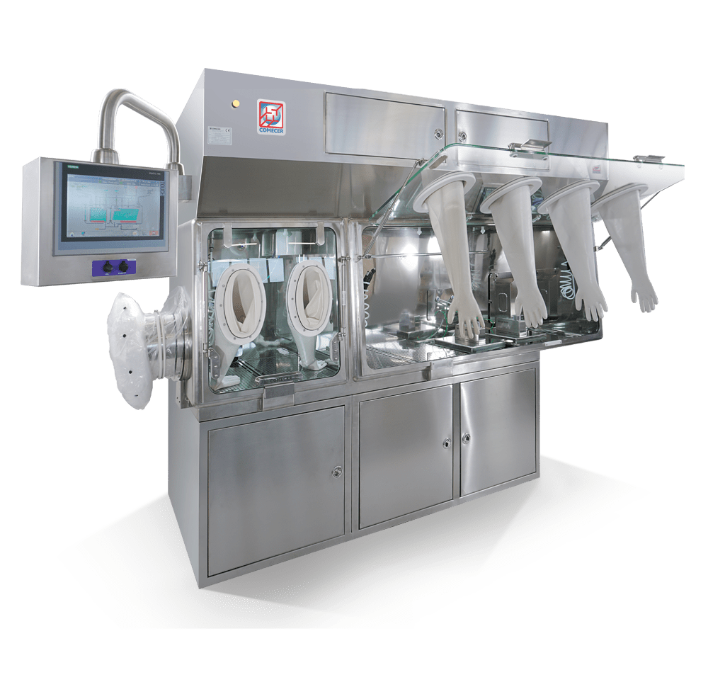 Potent API processing isolator for pharmaceutical companies Comecer