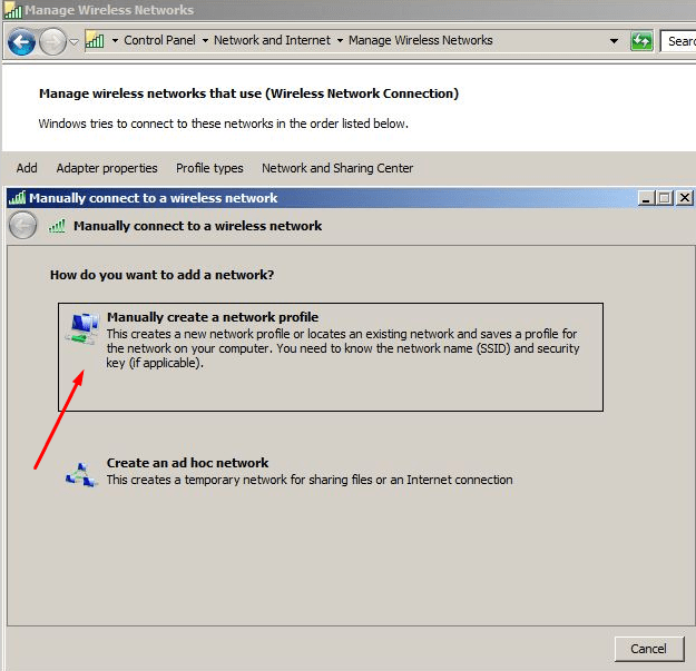Cara terkoneksi ke wifi WPA2Enterprise pada Windows7 CometSoul