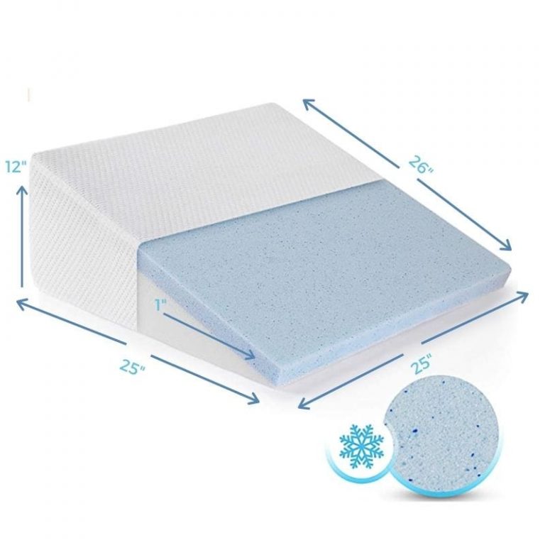 Visco Elastic Memory Memory Wedge Pillow Comfort LivingPH
