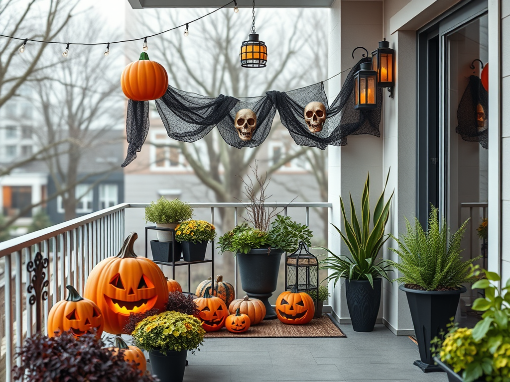15 Halloween Balcony Decor Ideas » Comfy Ideas