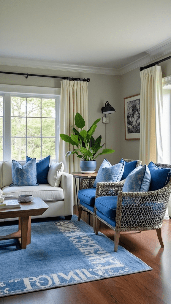 25 Stunning Blue and Cream Living Room Ideas to Transform Your Space