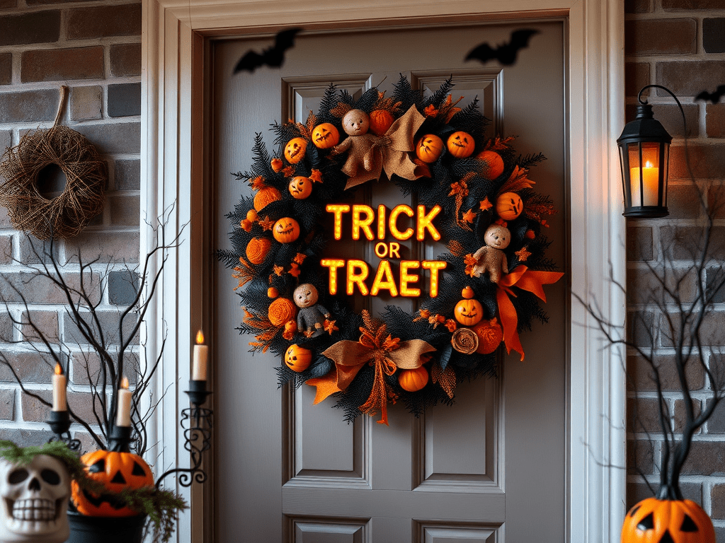 27 Spooktacular Halloween Wreath Ideas To Transform Your Home
