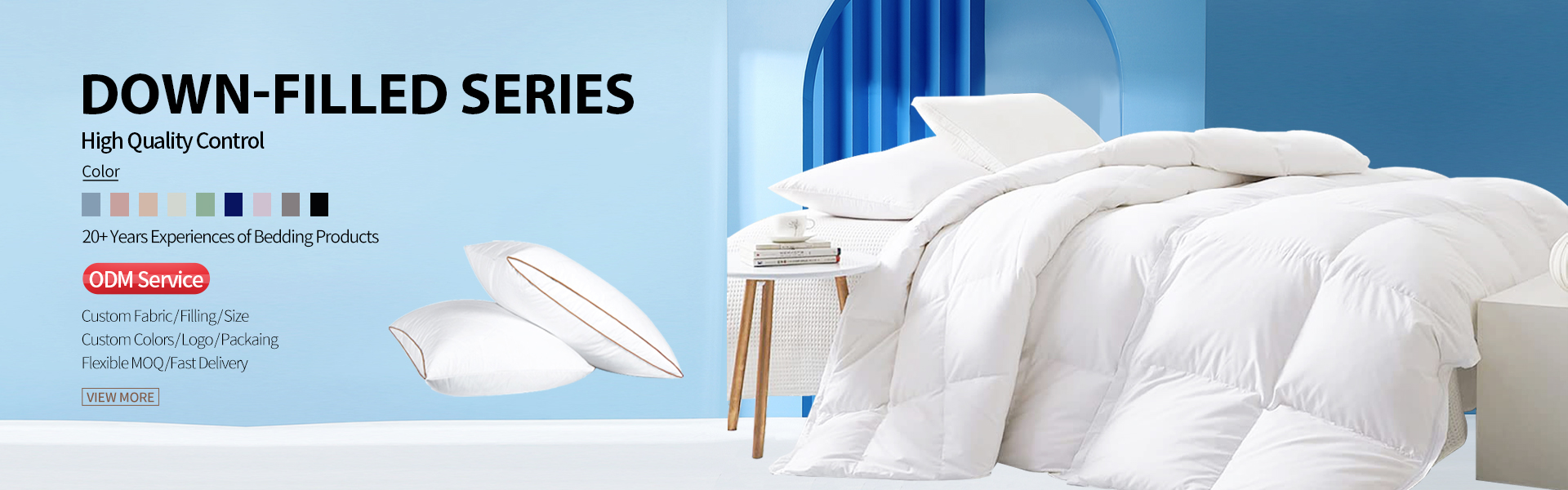 Duvets Manufacturers, Silk Suppliers, Comforters Exporters , Pillows