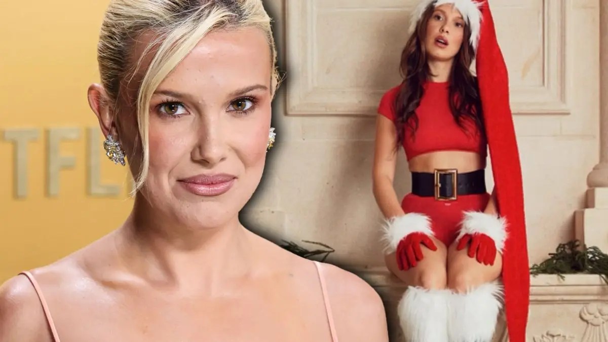 [Watch] Millie Bobby Brown’s Festive Tiny Christmas Shorts Set the