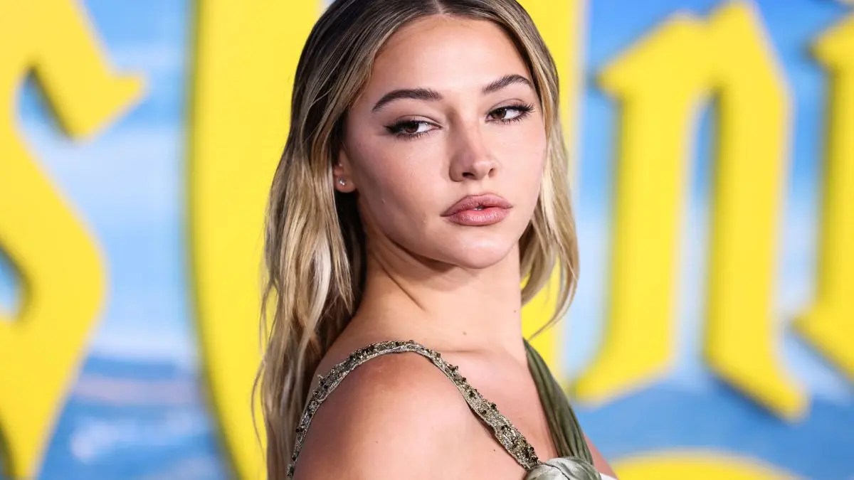 Madelyn Cline Dazzles by the Pool in Her Most Casual Look Yet