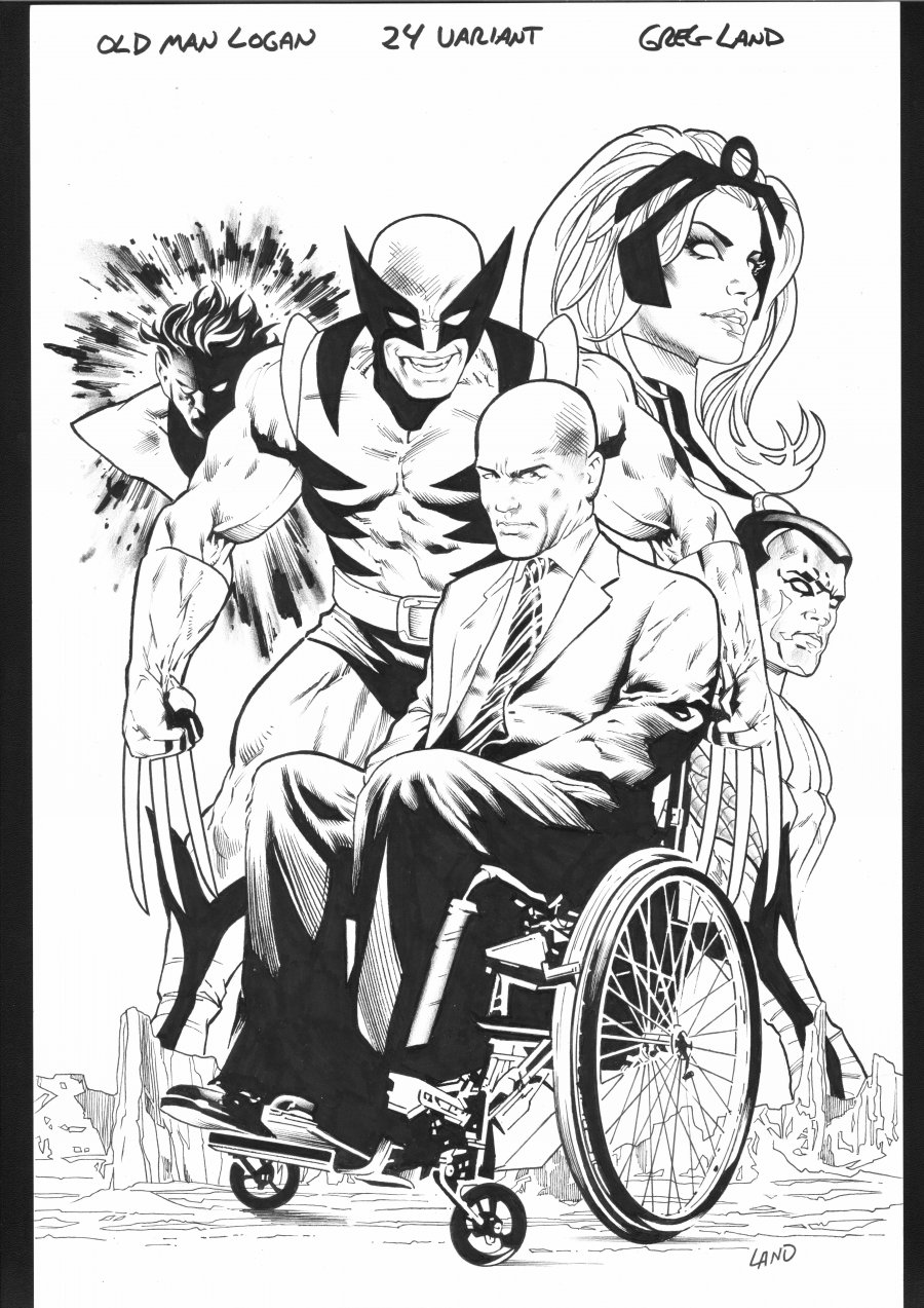 ComicConnect Land, Greg OLD MAN LOGAN 24 Cover VF 8.0