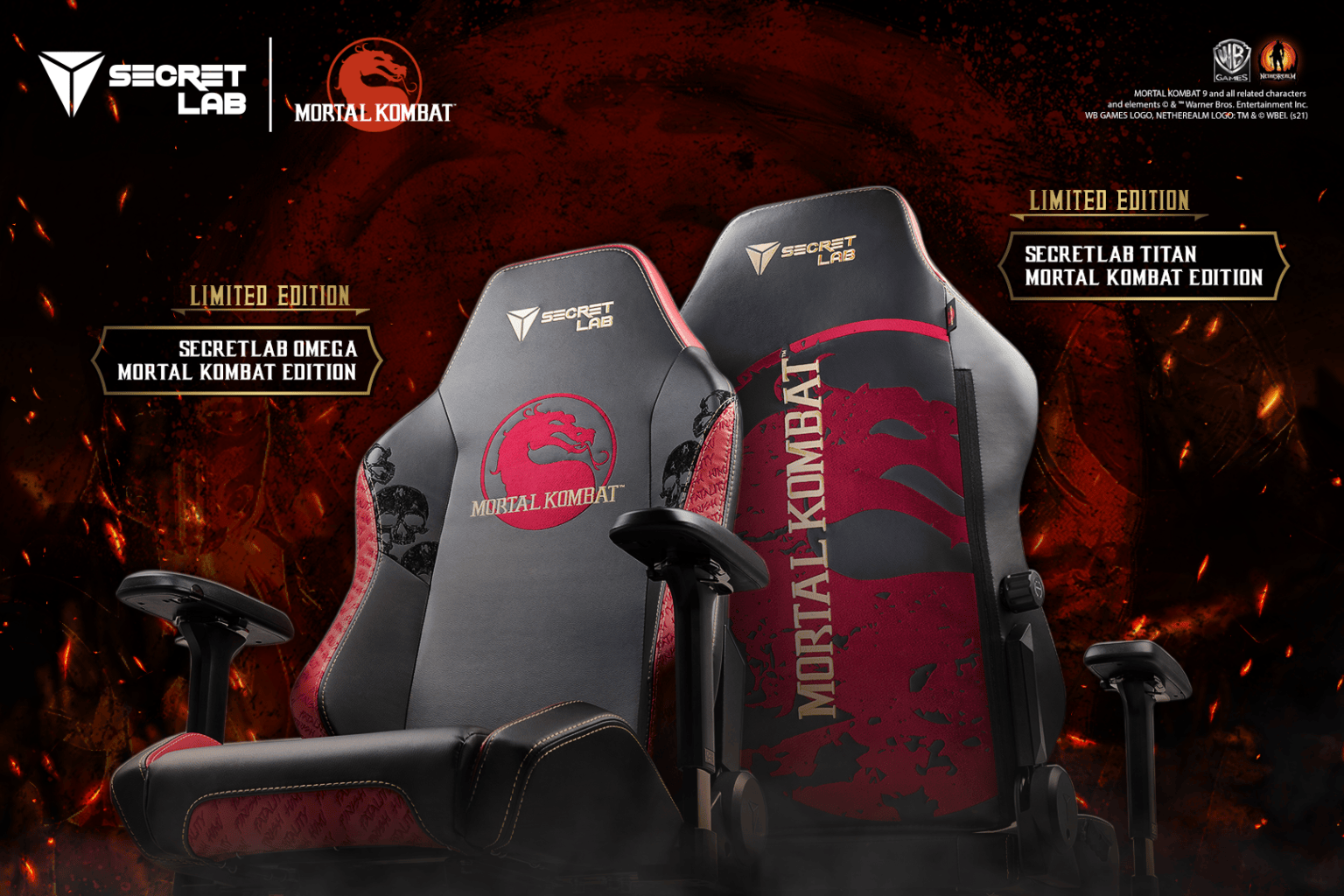 Secretlab and Warner Bros. Consumer Products Reveal