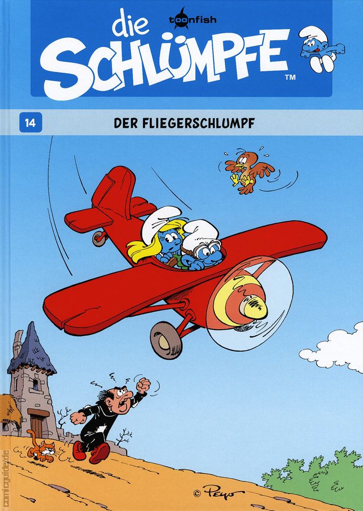 Die Schlümpfe 14. Der Fliegerschlumpf by Peyo is available in these.