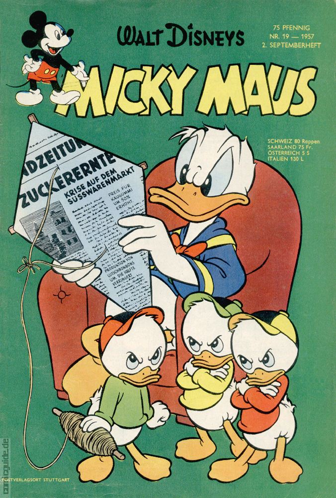 Mickey Mouse Reprint Cassette 1957 1 + 2, Collectible.