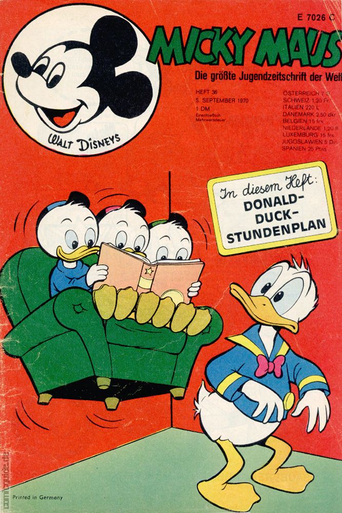 GCD :: Issue :: Micky Maus Comics #36