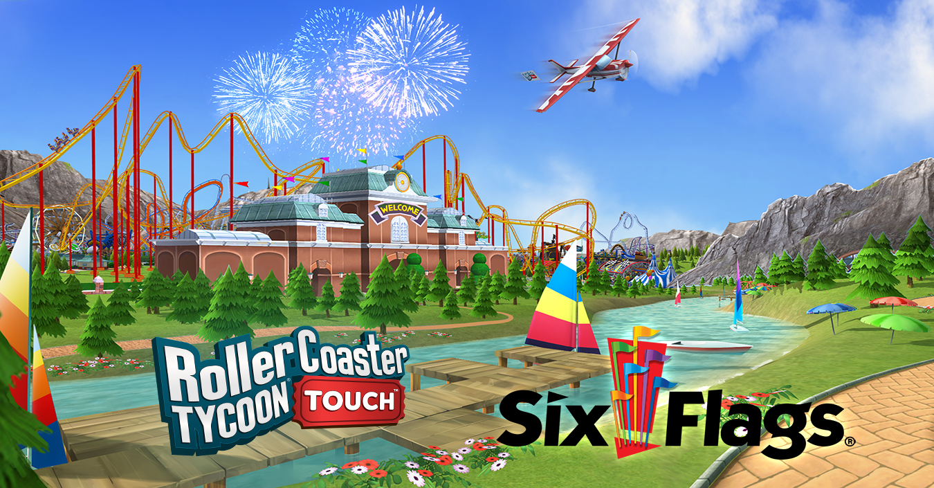 Atari & Six Flags Partner Up on RollerCoaster App Game Tycoon Touch