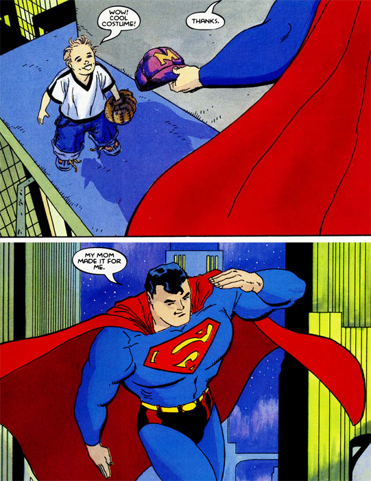 It’s a bird, it’s a plane… it’s a Superman origin story! Comic POW!