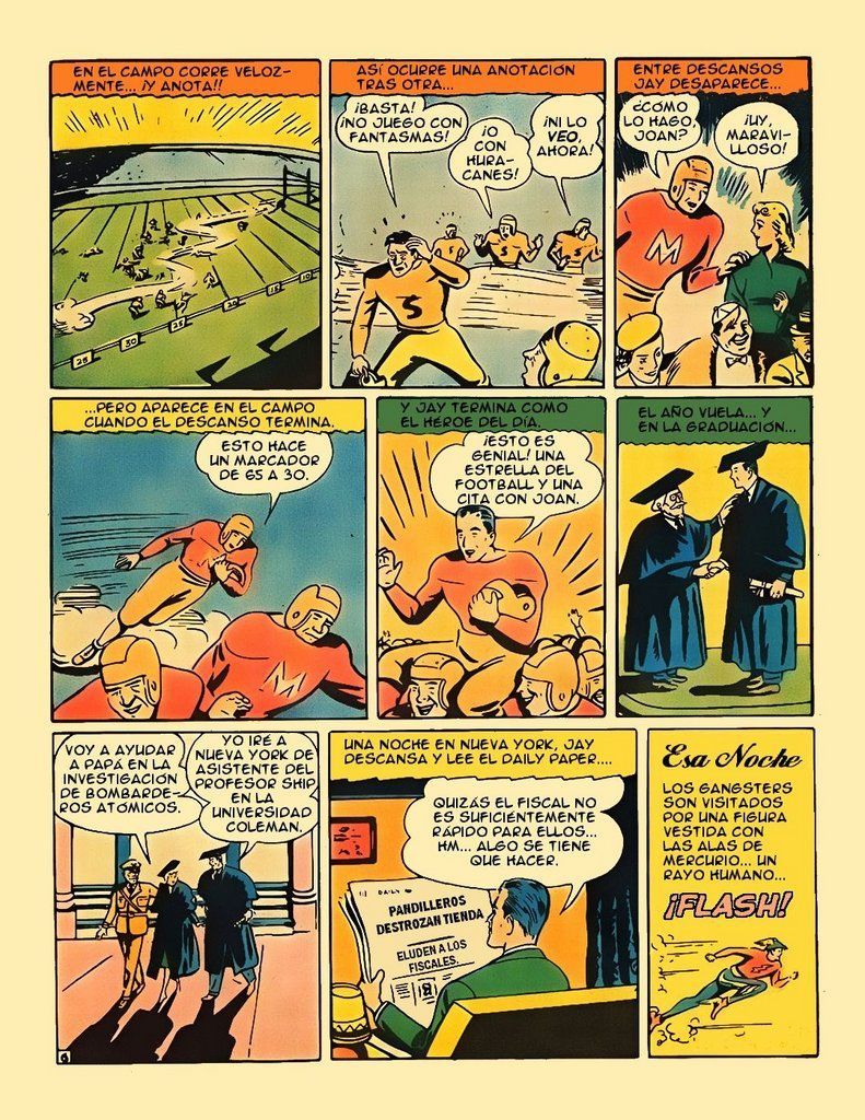 Leer online la primera aparición y origen de Flash I (1940