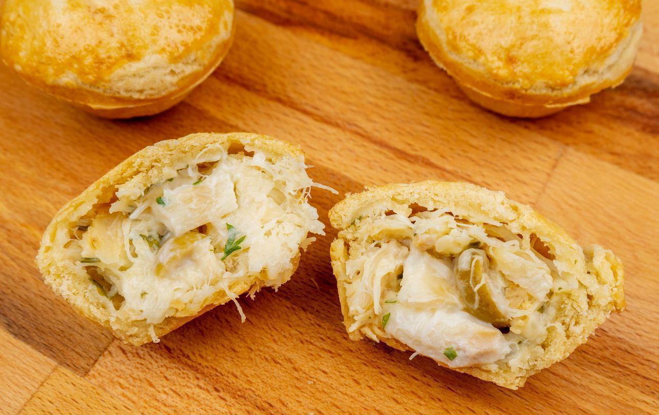 Receita de Empadinha de bacalhau da Noruega Comida e Receitas