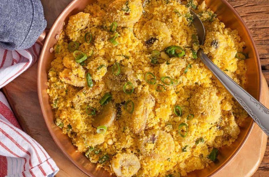 Receita de Farofa rápida de banana Comida e Receitas