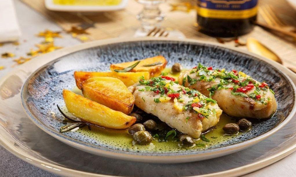 Receita de Lombo de peixe com batata salteada Comida e Receitas