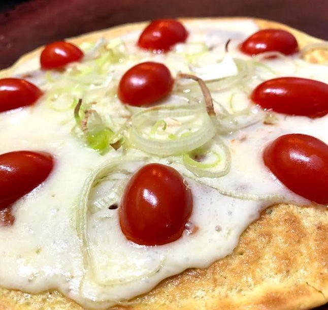 Receita de Pizza fit de alho poró Comida e Receitas