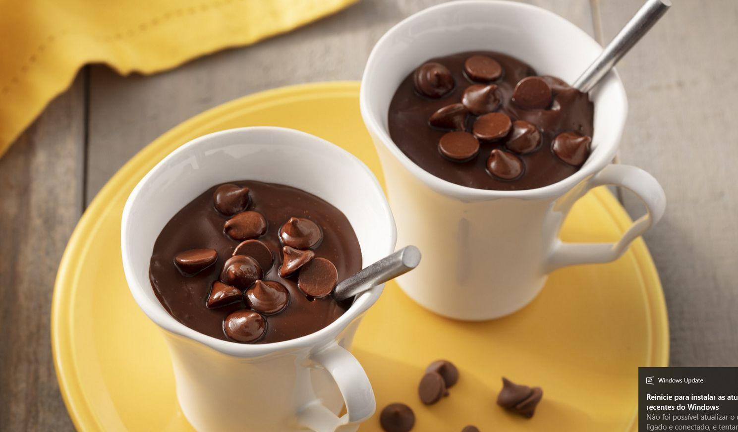 Receita de Chocolate quente crocante Comida e Receitas