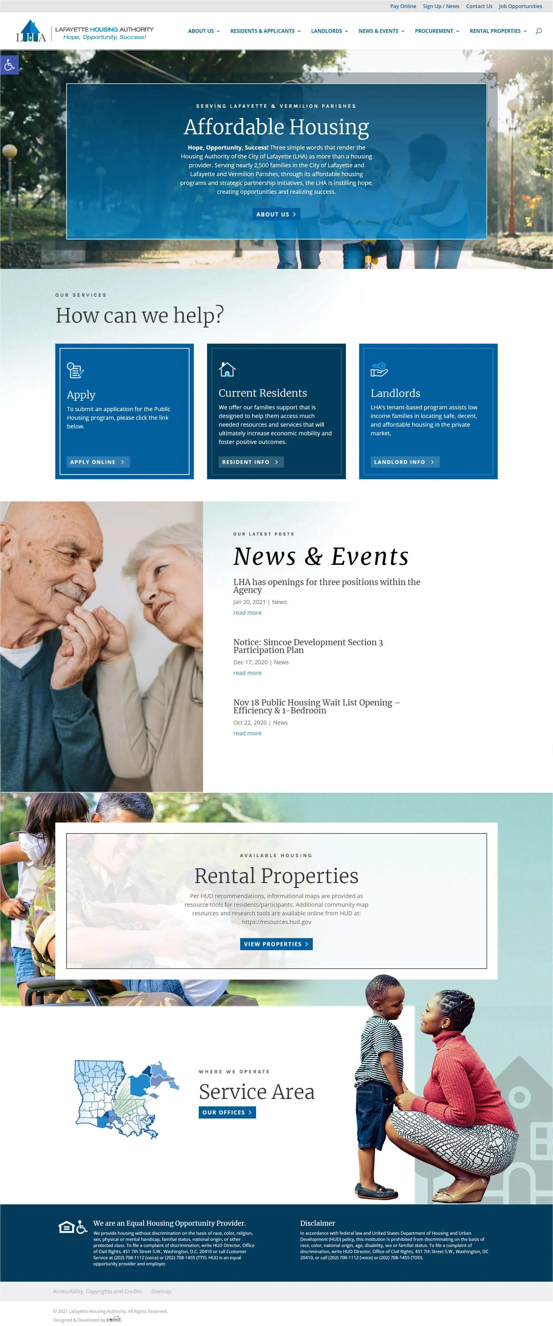 Lafayette Housing Authority Comit Developers