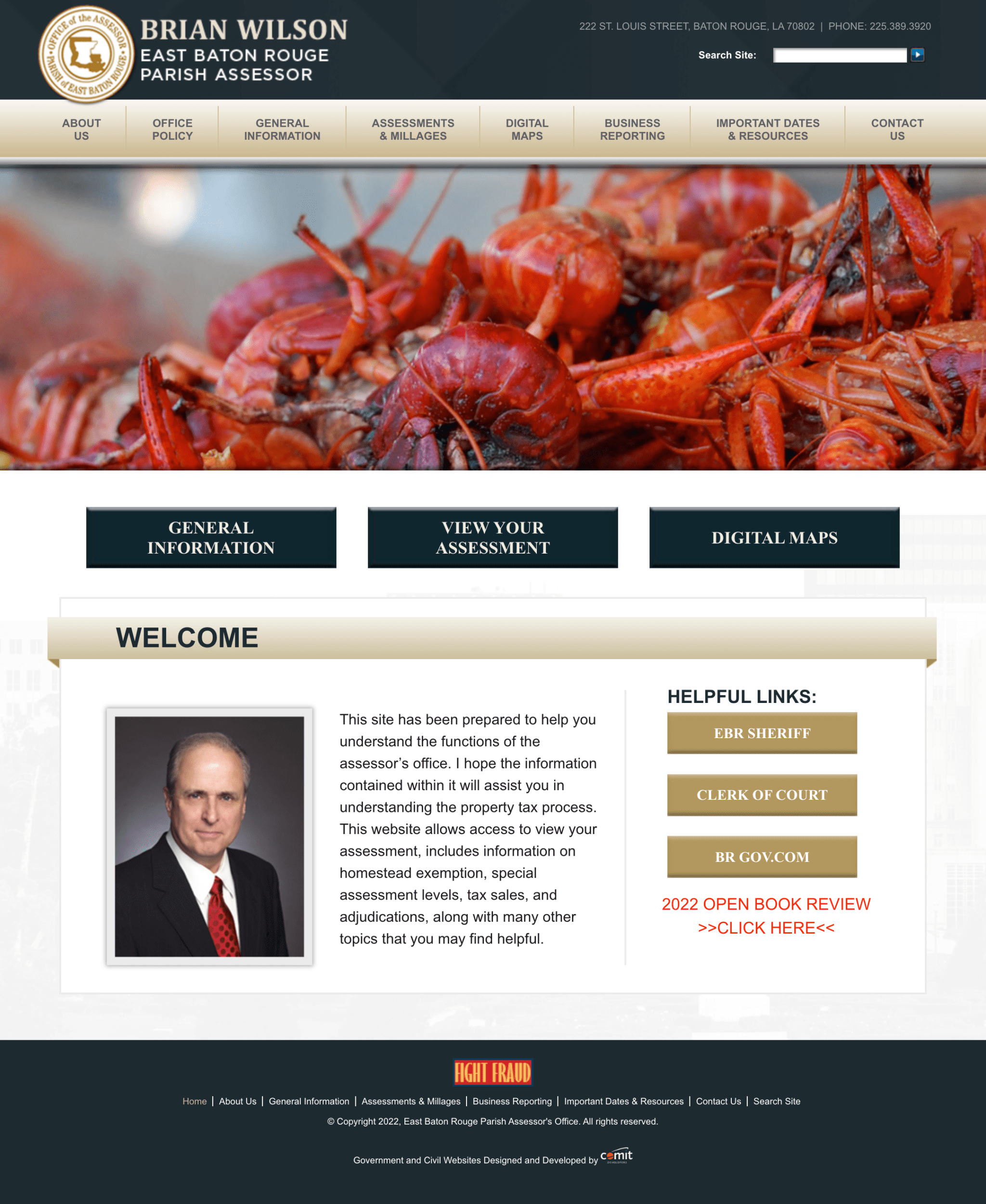East Baton Rouge Parish Assessor site Project Comit Developers