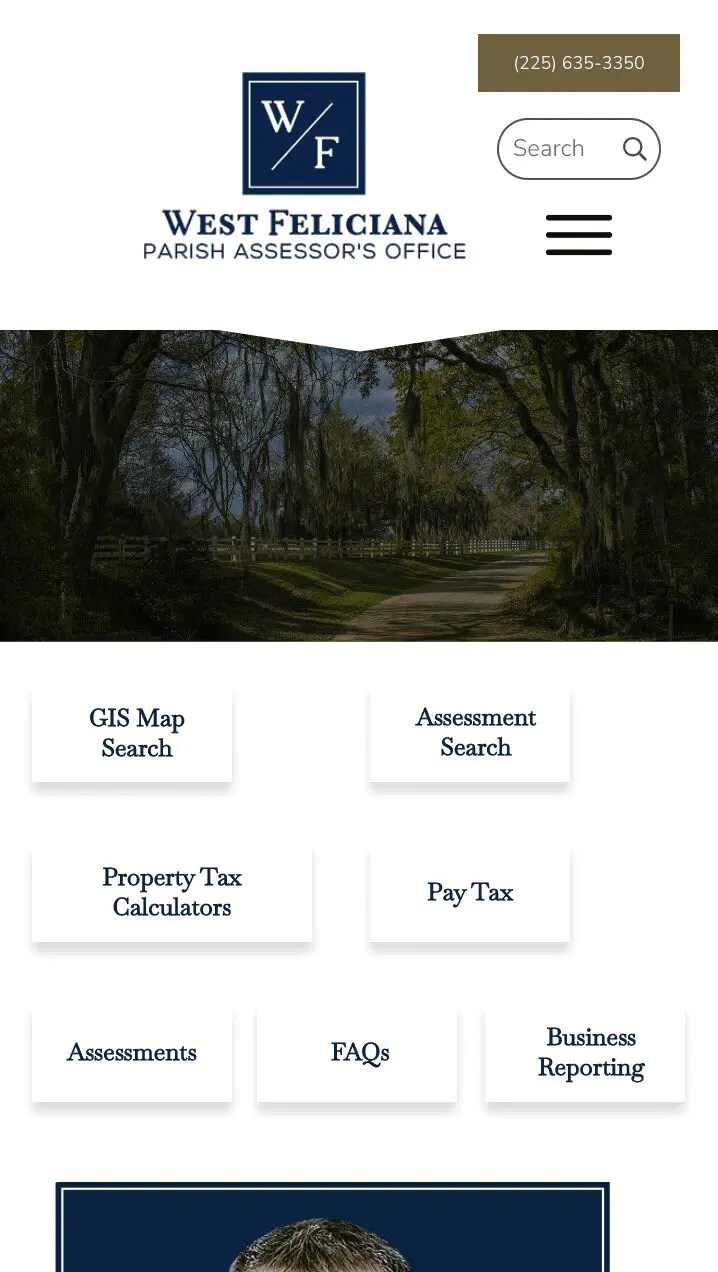 West Feliciana Parish Assessor site Project Comit Developers