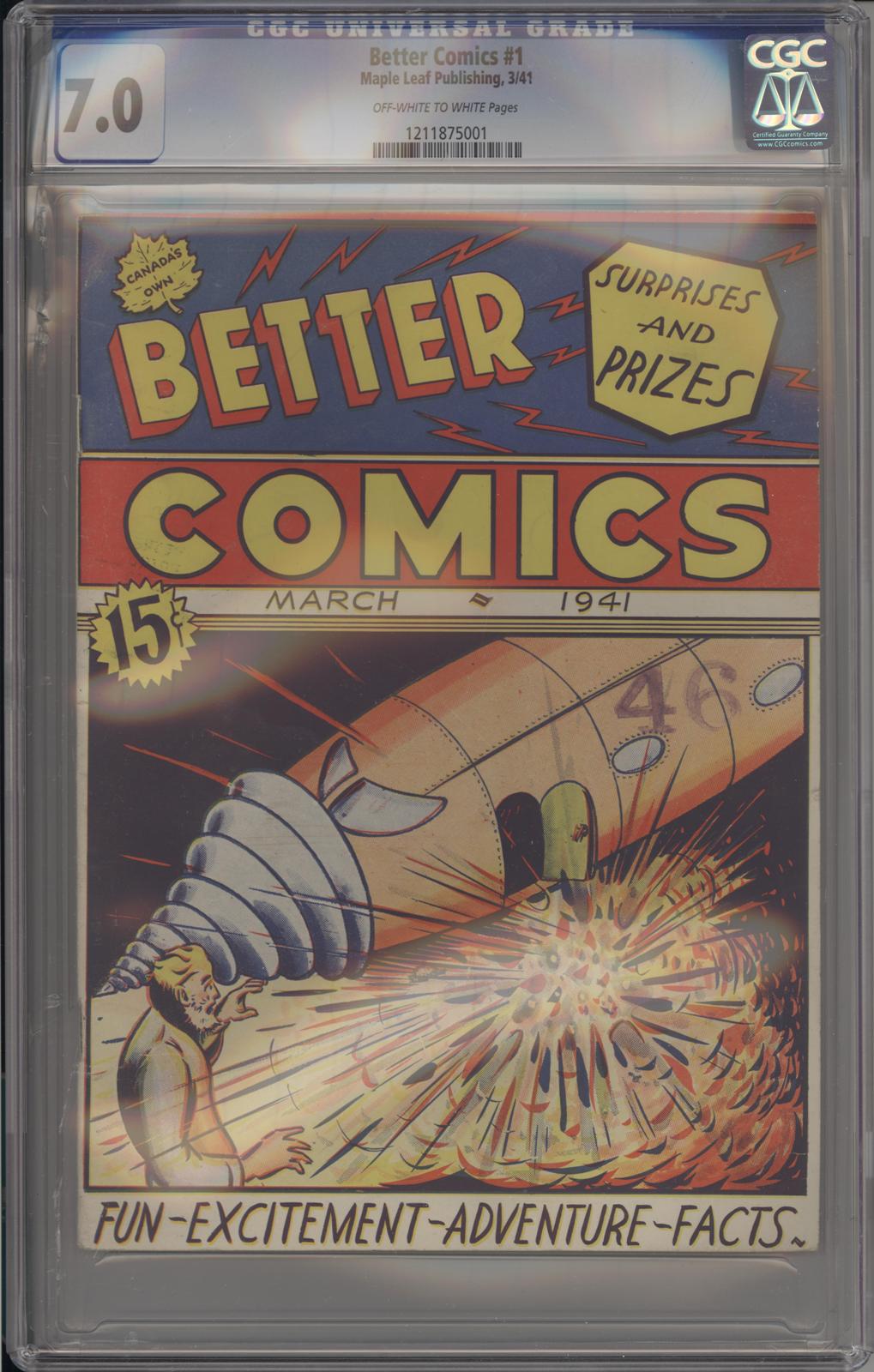 Best Copy of First Canadian Comic Book offered for Sale at Record Price
