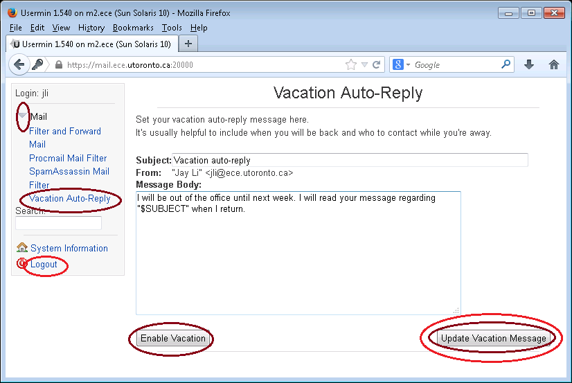 How to Use ECE email Setting Up autoreply