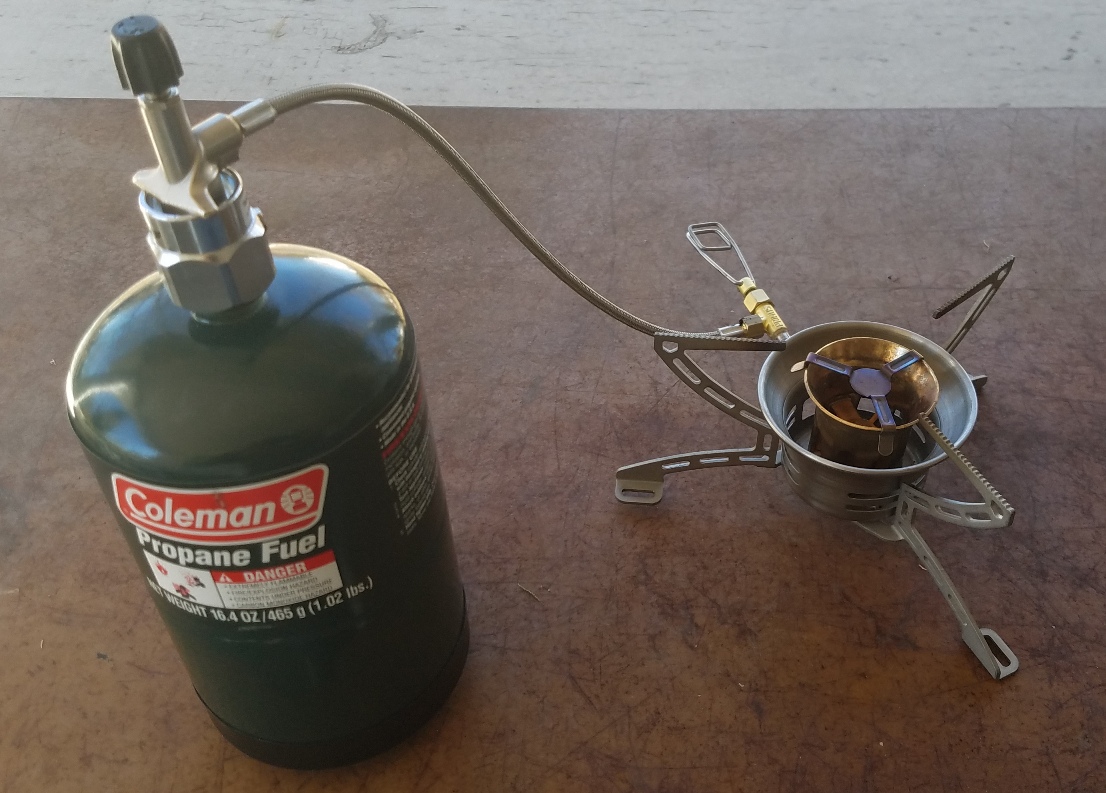 LPG adapter for backpacking stoves Notes From The Bunker