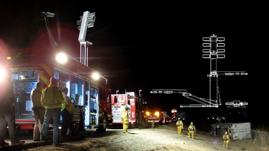 Fire Truck Lights You Can Trust Patented Light Tower Design